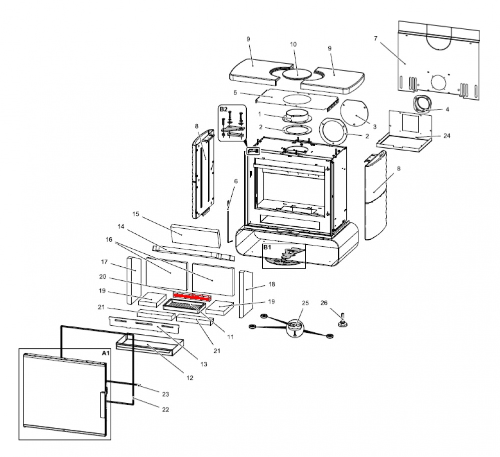 Haas+Sohn Hillington easy 347.15 Bodenstein hinten