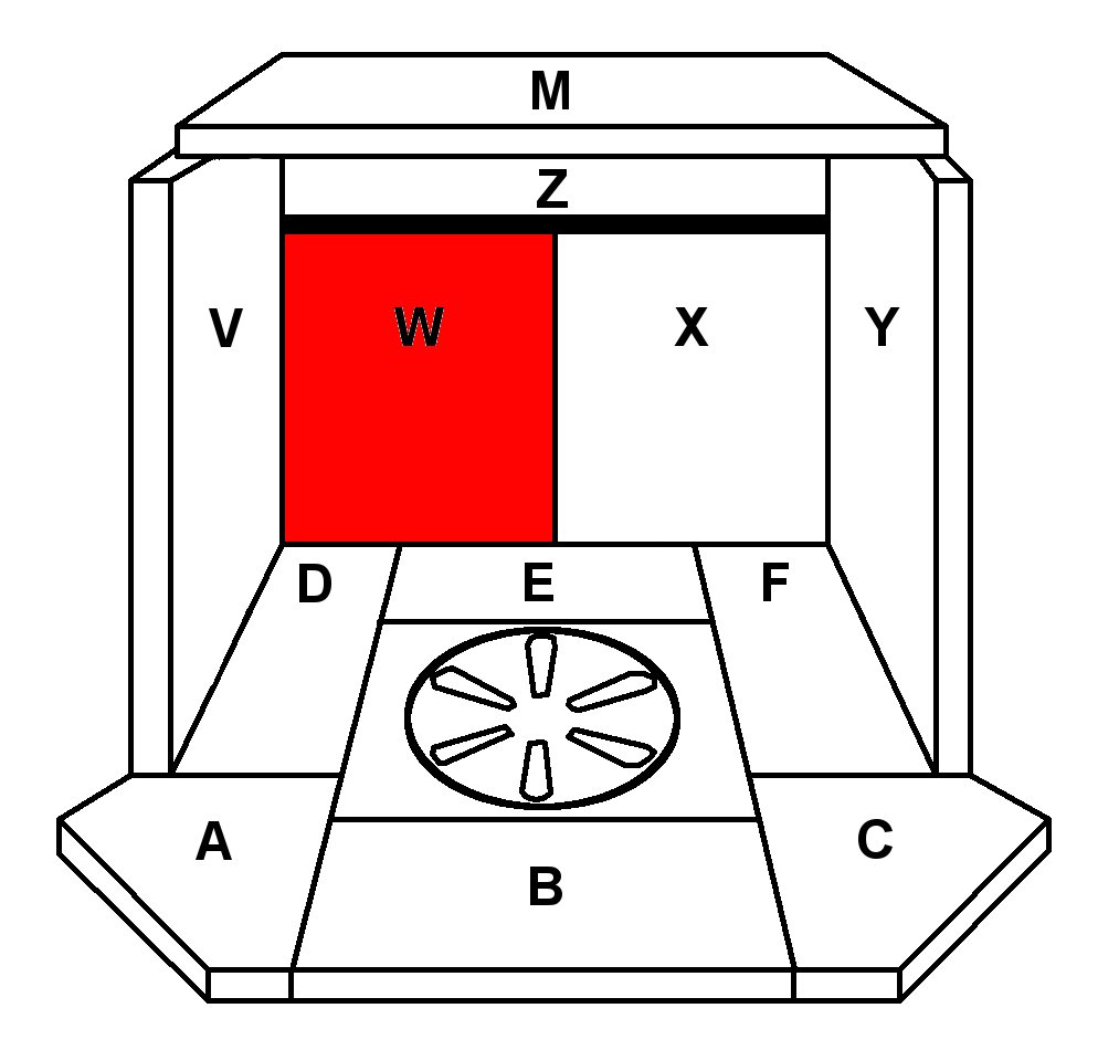 Skantherm Adano Rückwandstein links C Brennraumstein