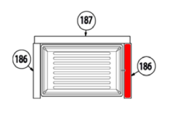 Haas+Sohn Ascoli 219.17 Pierre de paroi côté à droite pierre de la chambre de combustion