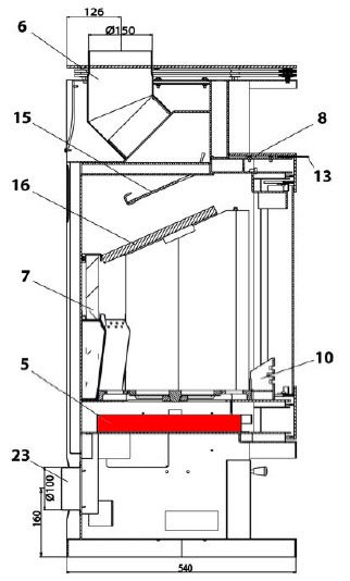 Haas+Sohn Husum 206.15 Aschekasten