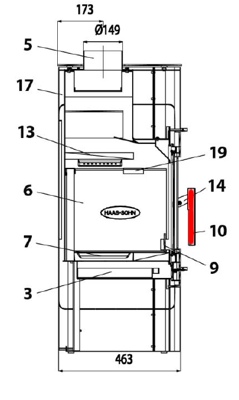 Haas-Sohn Cers 469.17 dørhåndtag