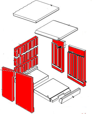 Spartherm Nova E H2O Seitenstein Set