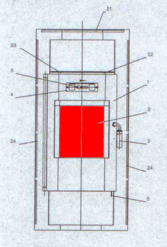 Fireplace Acapulco glas A