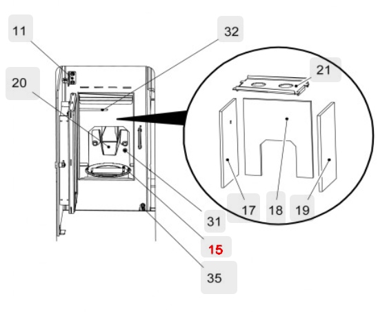 Haas+Sohn Pallazza 532.08 pot de combustion