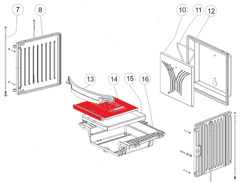 La Nordica Focolare 70 Tondo Ascherost C Feuerrost