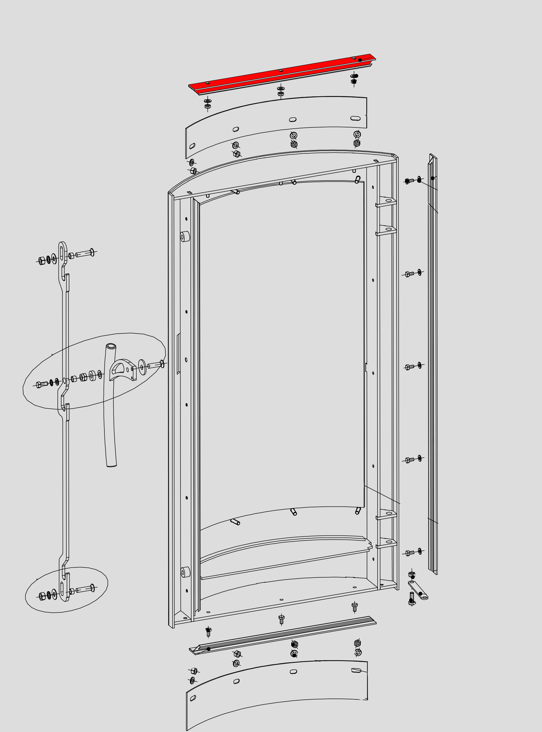 Romotop Busto vinduesbeslag oven