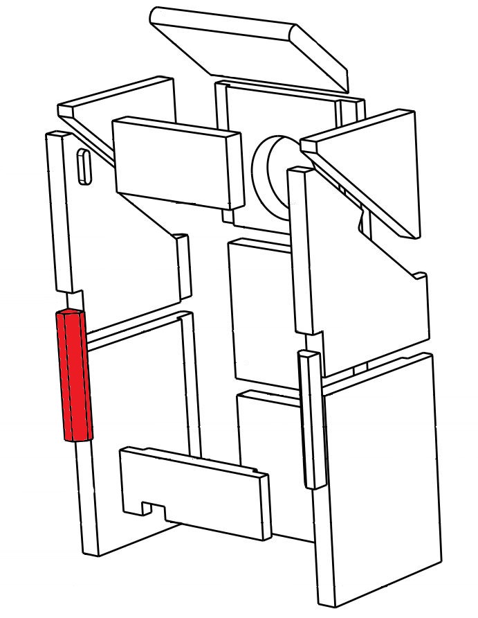 Thorma Milano II Seitenstein links vorne Vermiculitestein