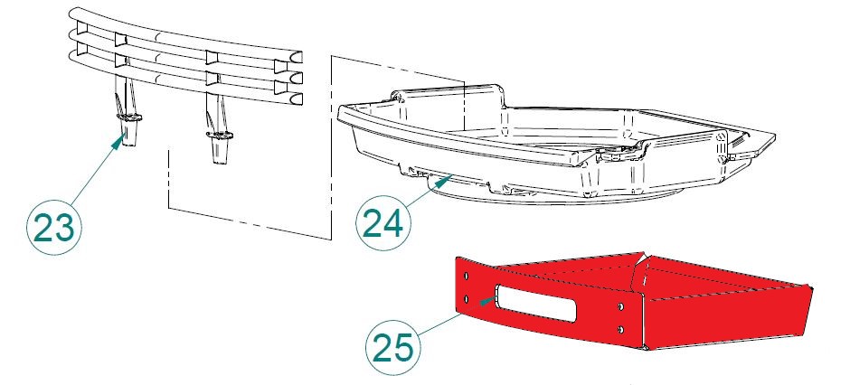 Contura 750 askeskuffe sort