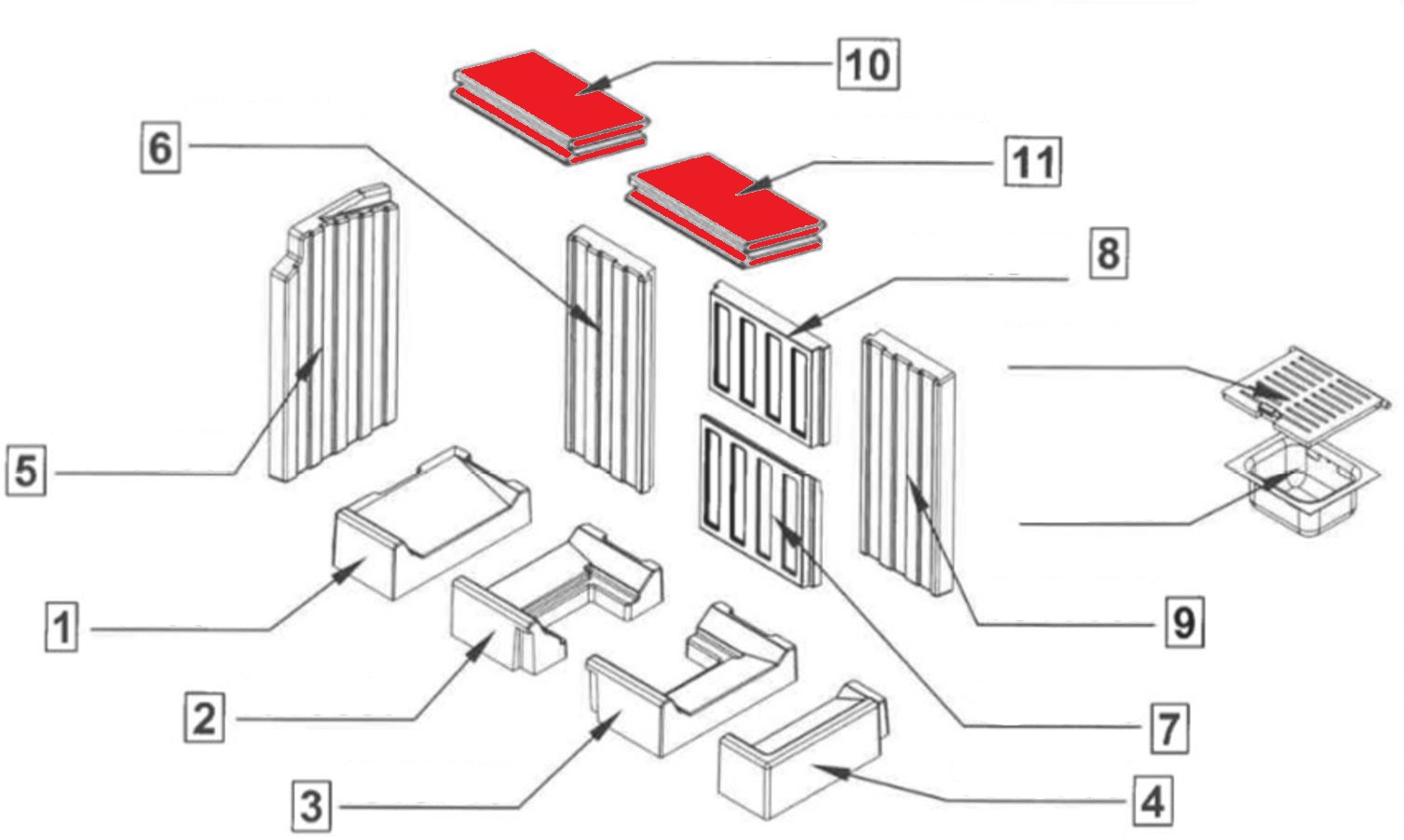 Spartherm Varia 2R-80h røgvenderplade A