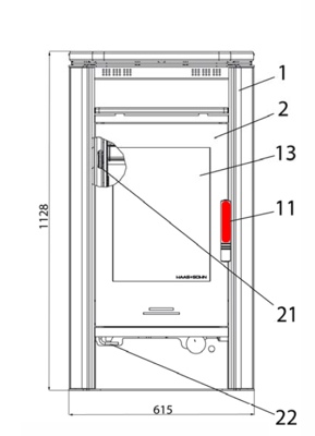 Haas-Sohn Eifel 230.17 dørhåndtag