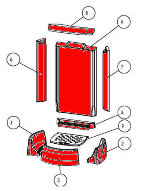 Austroflamm Pi Feuerraumauskleidung