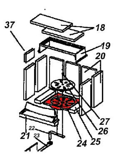 Austroflamm Wega II risteleje