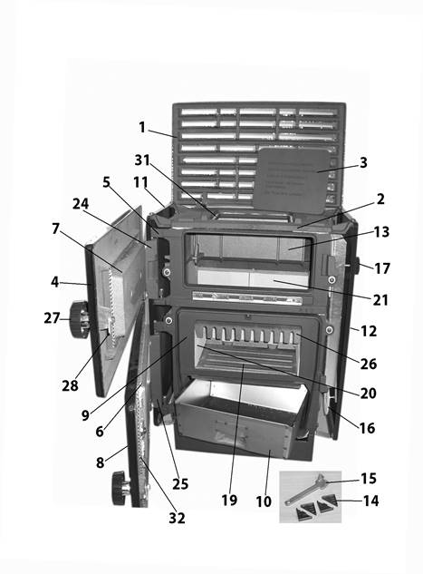 Haas-Sohn Bernau 130.15 hængsel oven