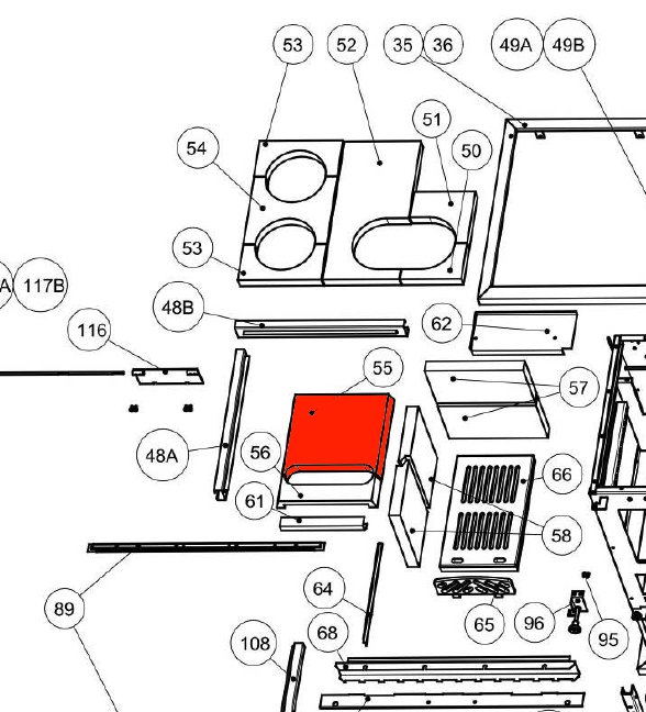 Wamsler W1-75 Déflecteur