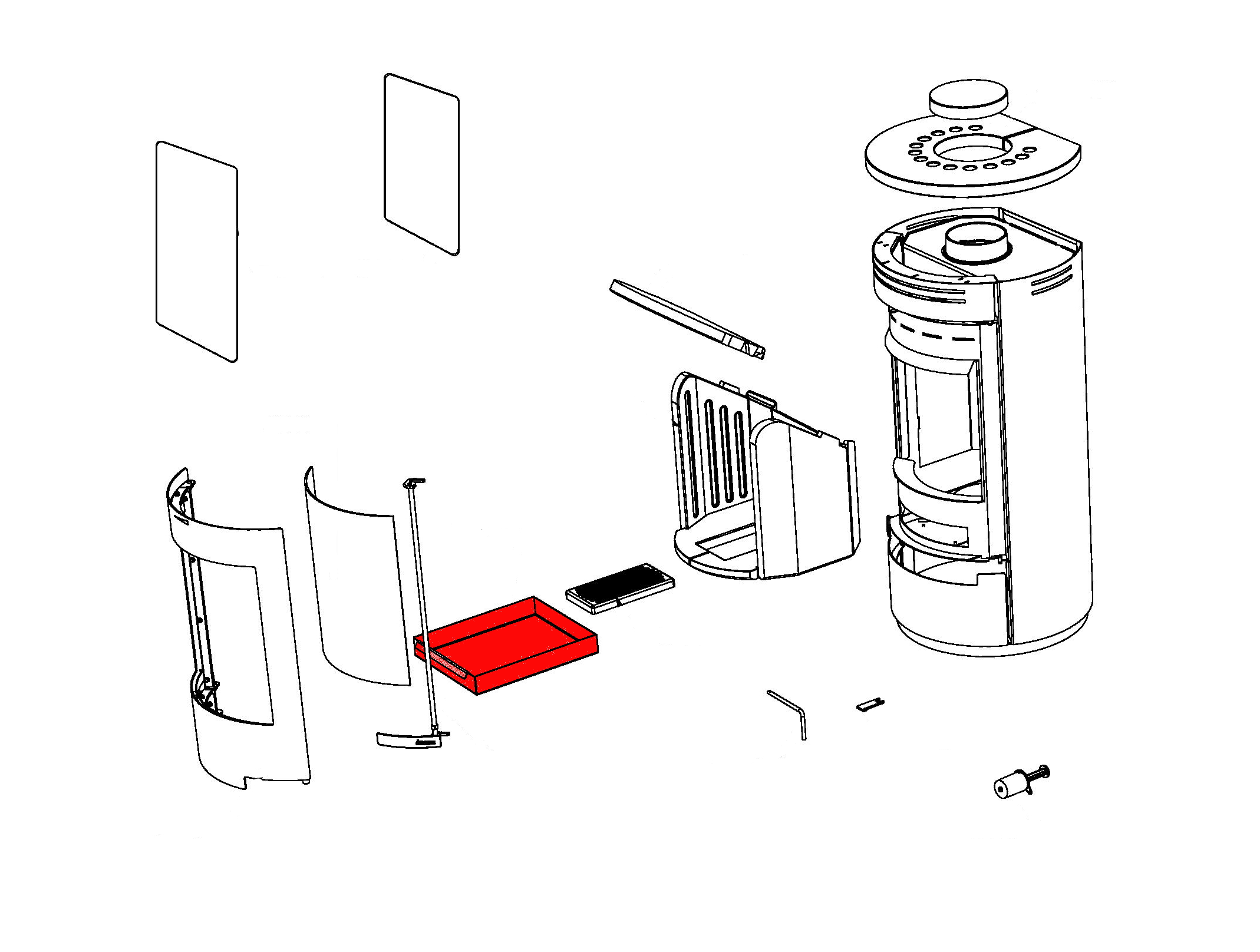 Aduro 1.3 bac à cendres