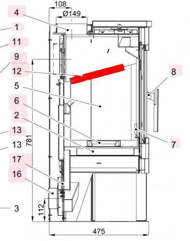 Haas+Sohn Rubus 295.15 Zugumlenkung Prallplatte