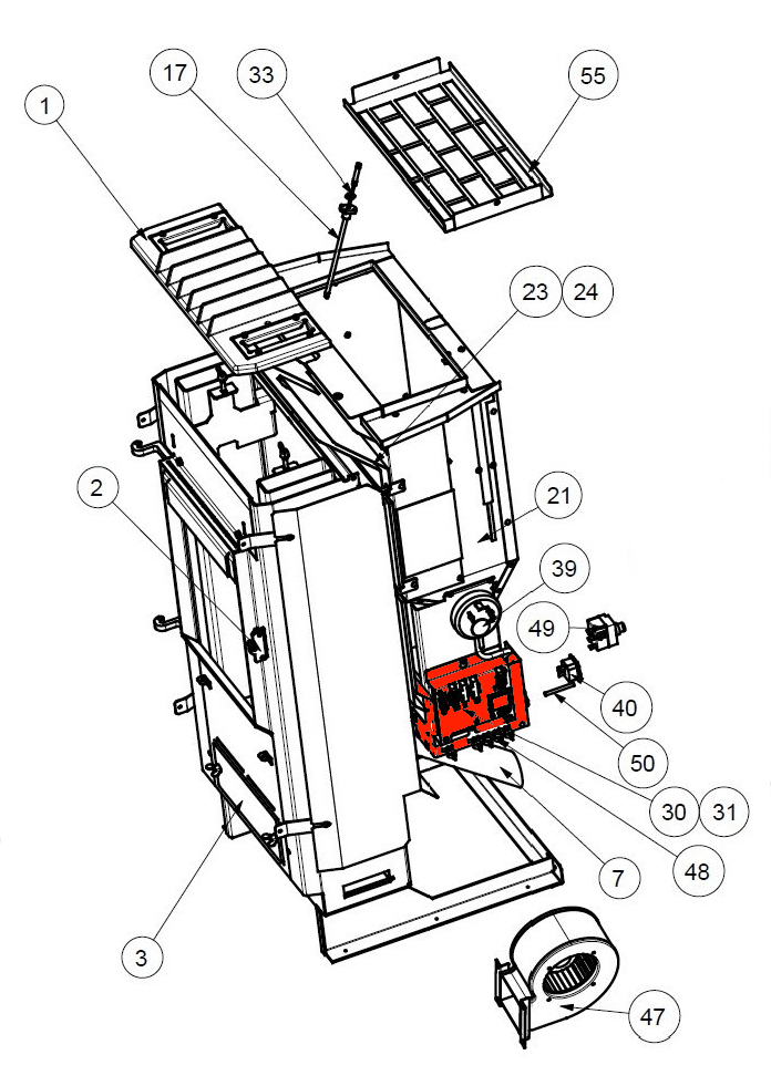 Wamsler WP 01 styring