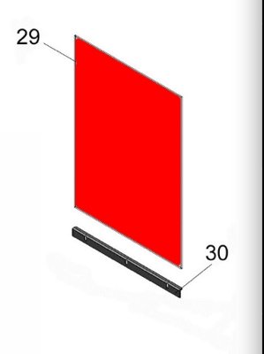 Justus Sylt Sichtscheibe Glas