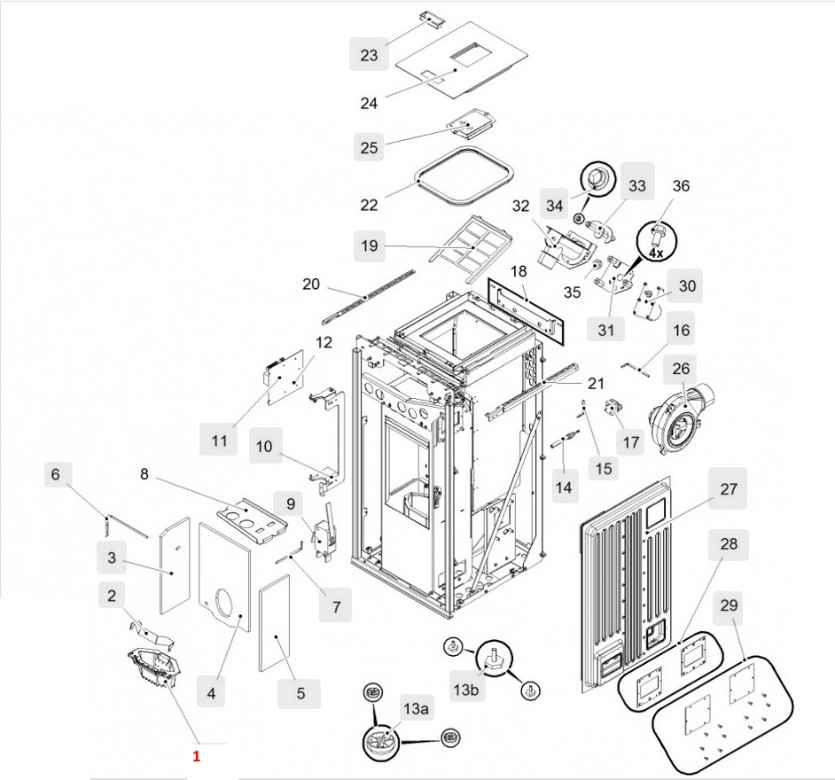 Haas+Sohn HSP 6 Premium 521.08 pot de combustion