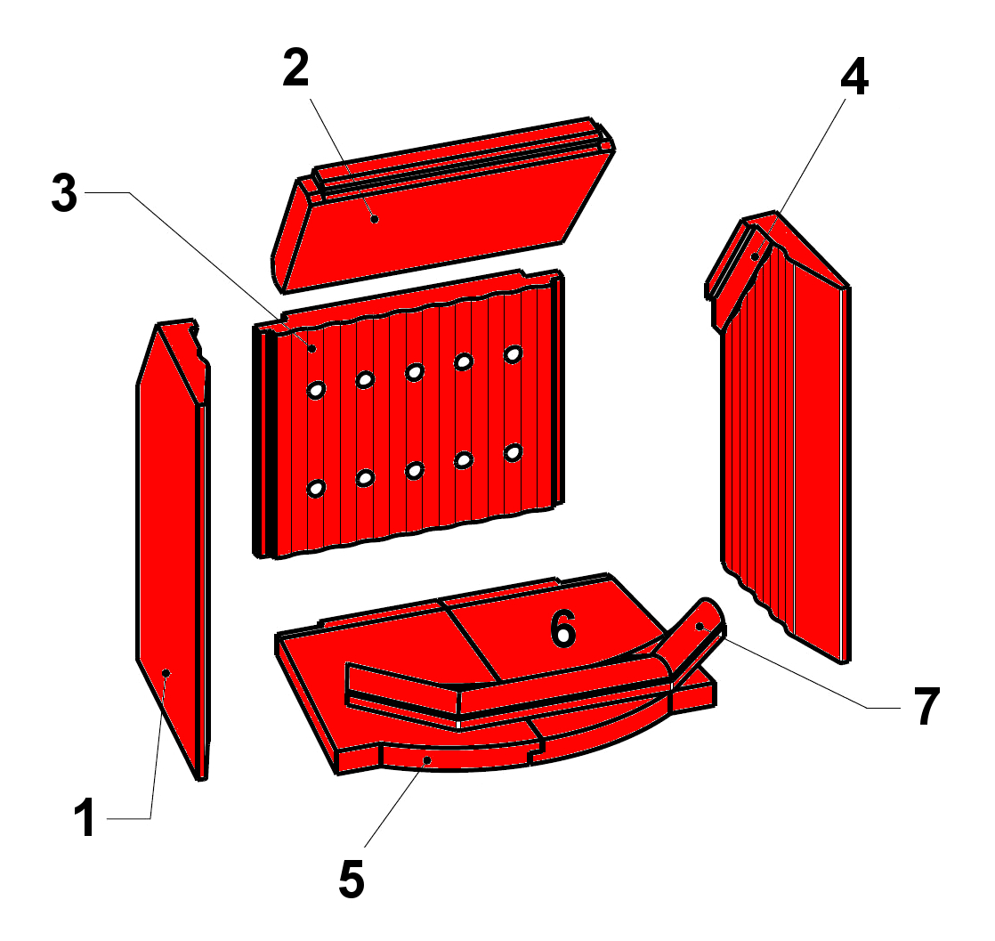 Leda Madura 301 Feuerraumauskleidung A