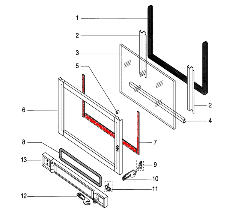 Supra F 152 C Scheibendichtung Flachdichtung