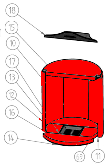 Justus Faro W+ Feuerraumauskleidung Brennraumauskleidung