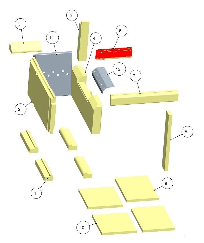 Haas-Sohn HSDH 75.5 afskærmning bagved