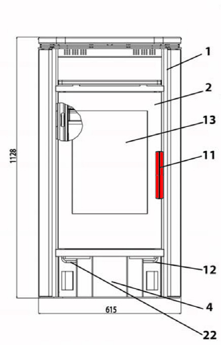 Haas-Sohn Nordal 249.17 dørhåndtag