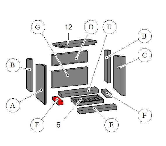 Haas+Sohn Pyrus easy 294.15 Bodenstein links Schamottestein