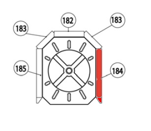 Haas+Sohn Imatra 212.17 Pierre de paroi côté à droite à l’avant