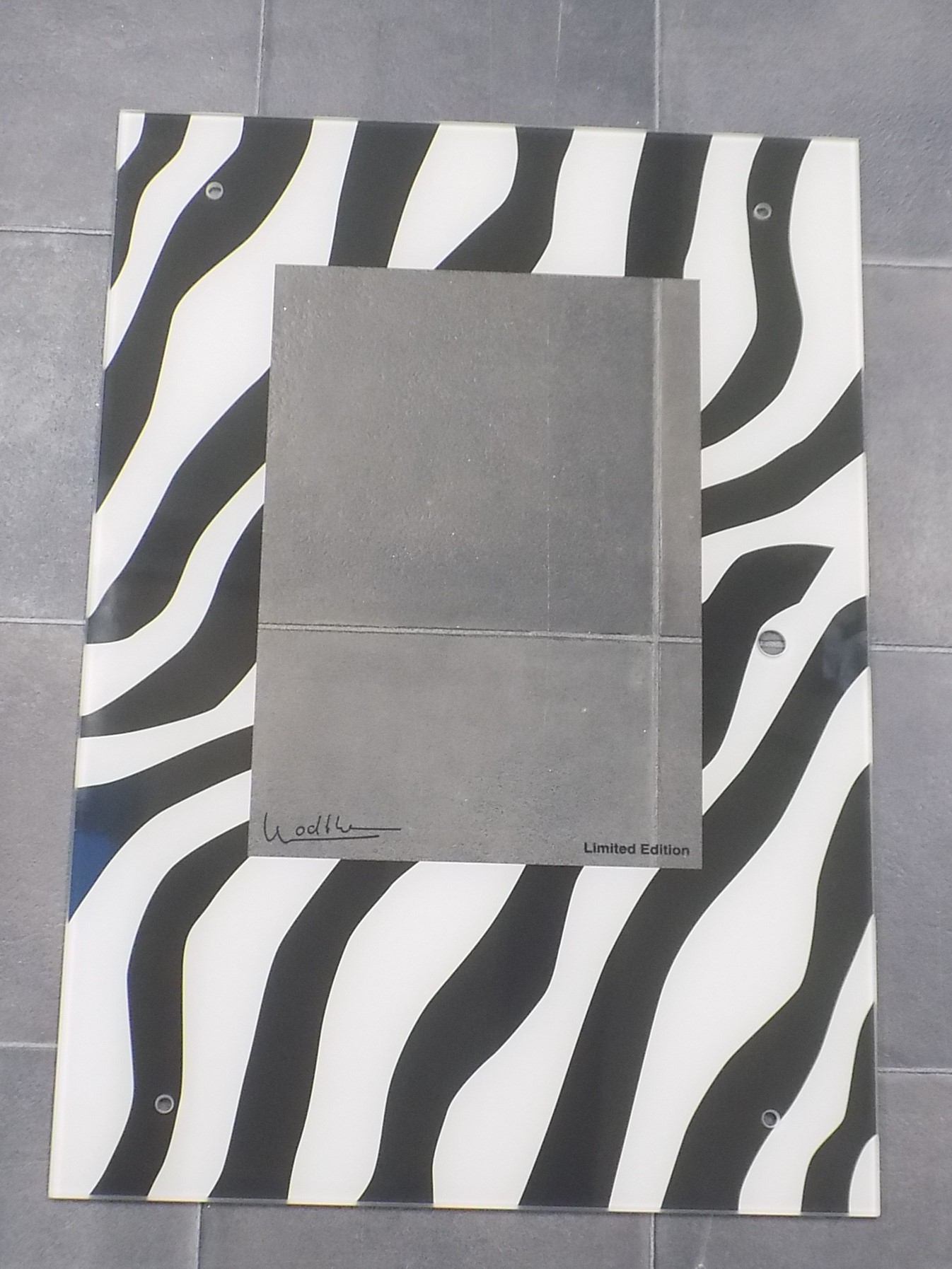 Wodtke Tabo glas zebra-look