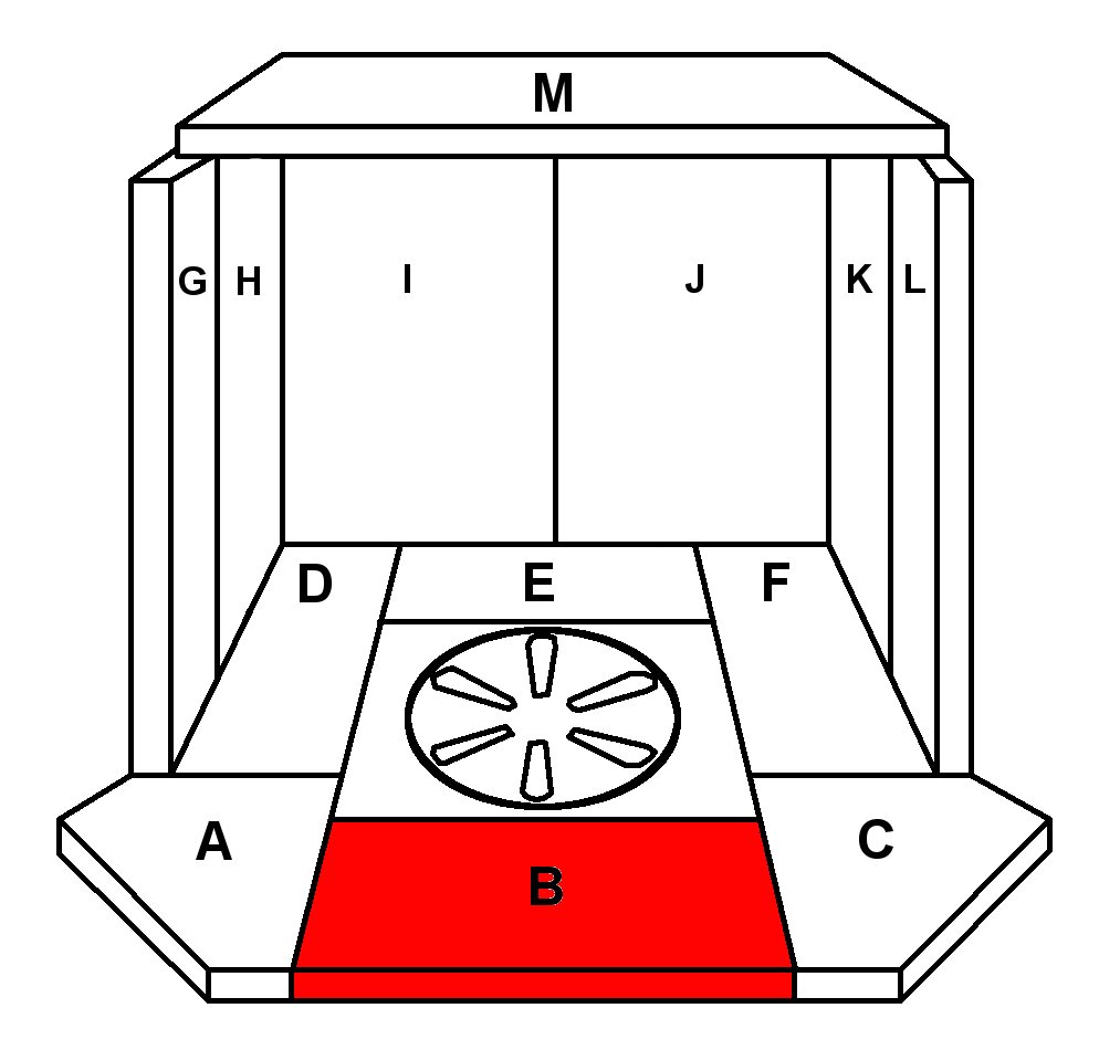 Skantherm Adano Bodenstein vorne mittig A Brennraumstein