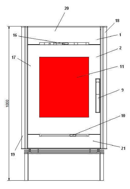 Haas+Sohn Zeta 317.15 Sichtscheibe