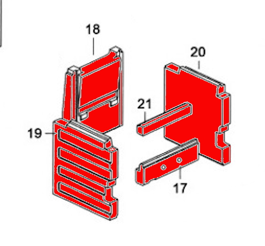 Haas+Sohn HSZ 50.4 Feuerraumauskleidung Brennraumsteine