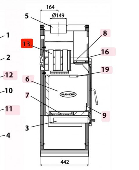 Haas-Sohn Vestre 368.19 varmeveksler