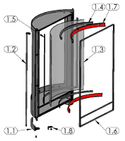 Oranier Pisa support de disque set