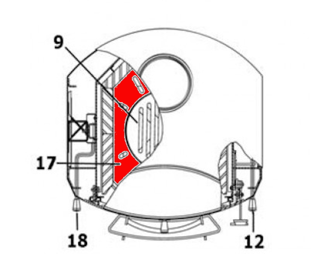 Haas+Sohn Falun 205.15 Rostlager Feuerraumboden 