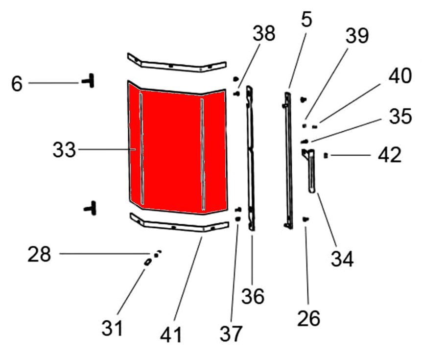 Oranier Fehmarn 7 vitre verre