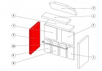 Wamsler Avantgarde Seitenstein links 