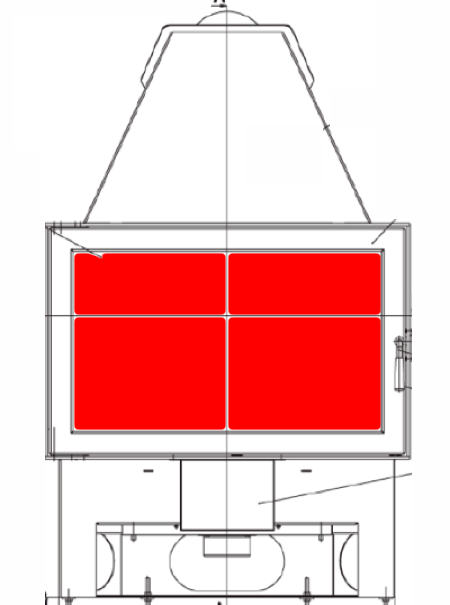 Haas+Sohn Komfort II 180.18 Sichtscheibe Schauglas