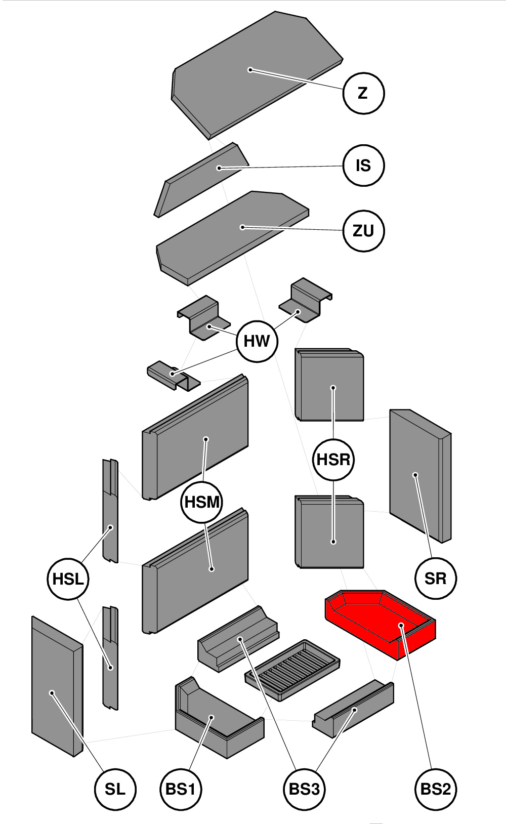 Haas+Sohn Genf II Bodenstein rechts Feuerraumstein