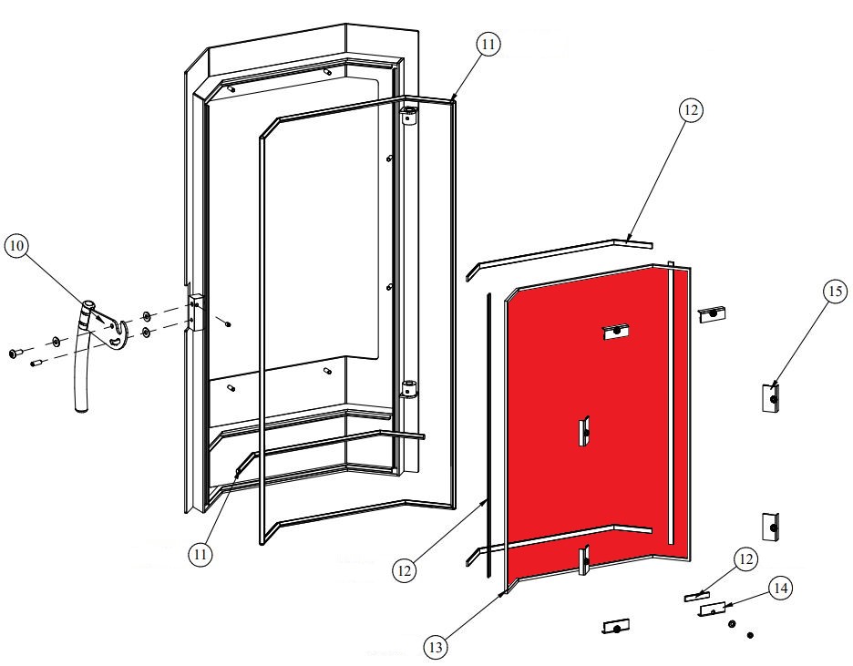 Fireplace Karthago Novo glas