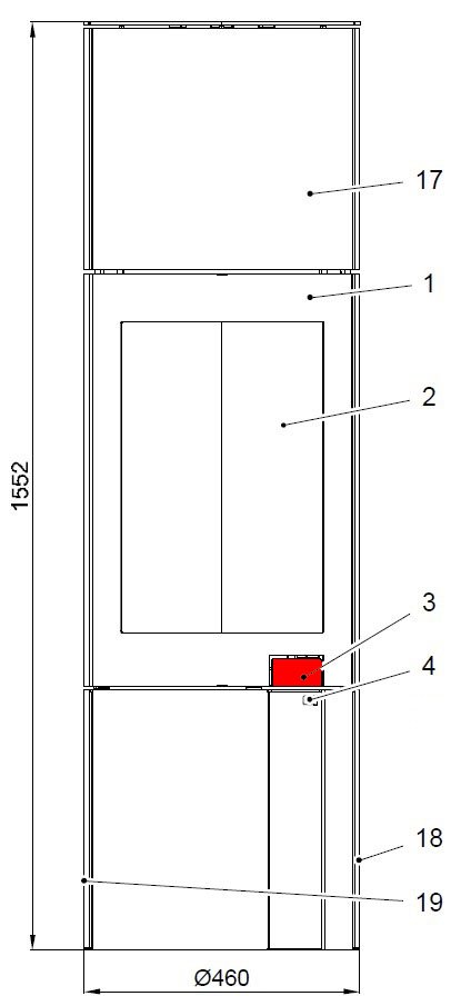 Haas-Sohn Kalius 286.12 dørhåndtag