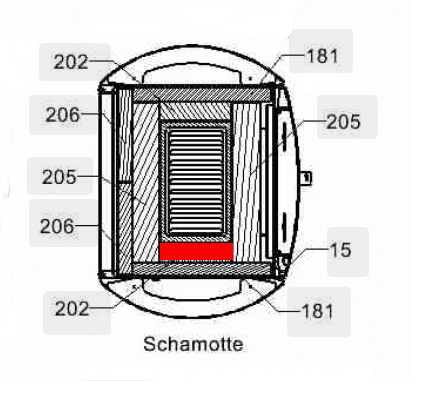 Haas+Sohn Fuego 287.12 Pierre de sole à gauche