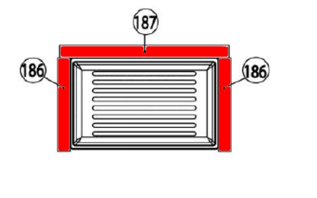 Haas+Sohn Ascoli 219.17 Feuerraumauskleidung Brennraumsteine