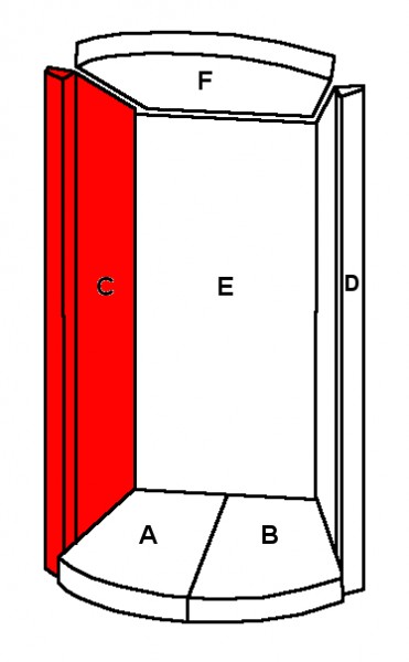 Cera Nobilis 100 Seitenstein links B Vermiculitestein