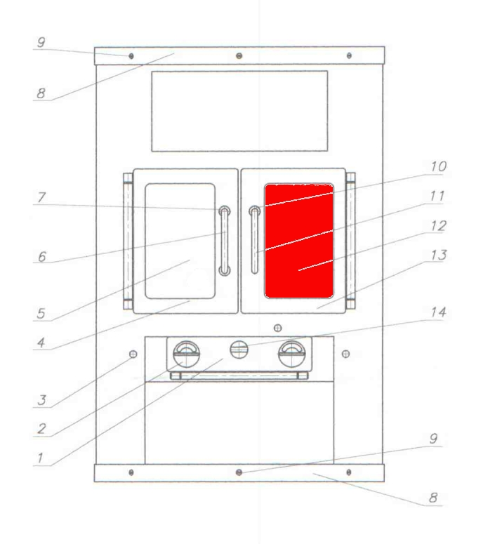 Fireplace Athen glas højre A